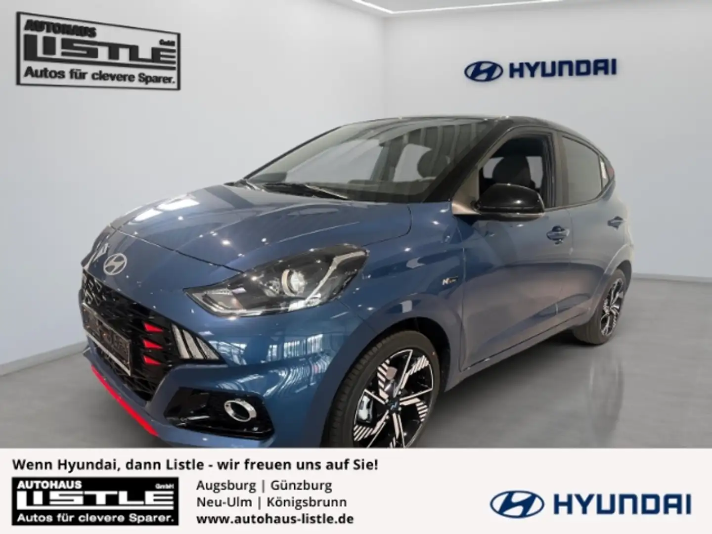 Hyundai i10 Facelift (MJ25) 1.0 Benzin Turbo M/T N Line Dachla Bleu - 1