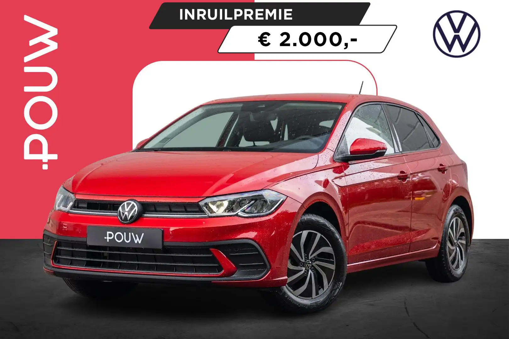 Volkswagen Polo 1.0 TSI 95pk Life Edition | Comfort Pakket | Parke Rood - 1
