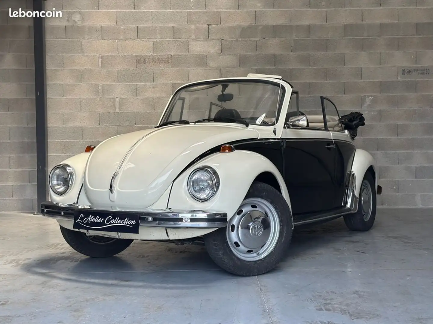 Volkswagen Coccinelle Cabriolet Vintage Wit - 1