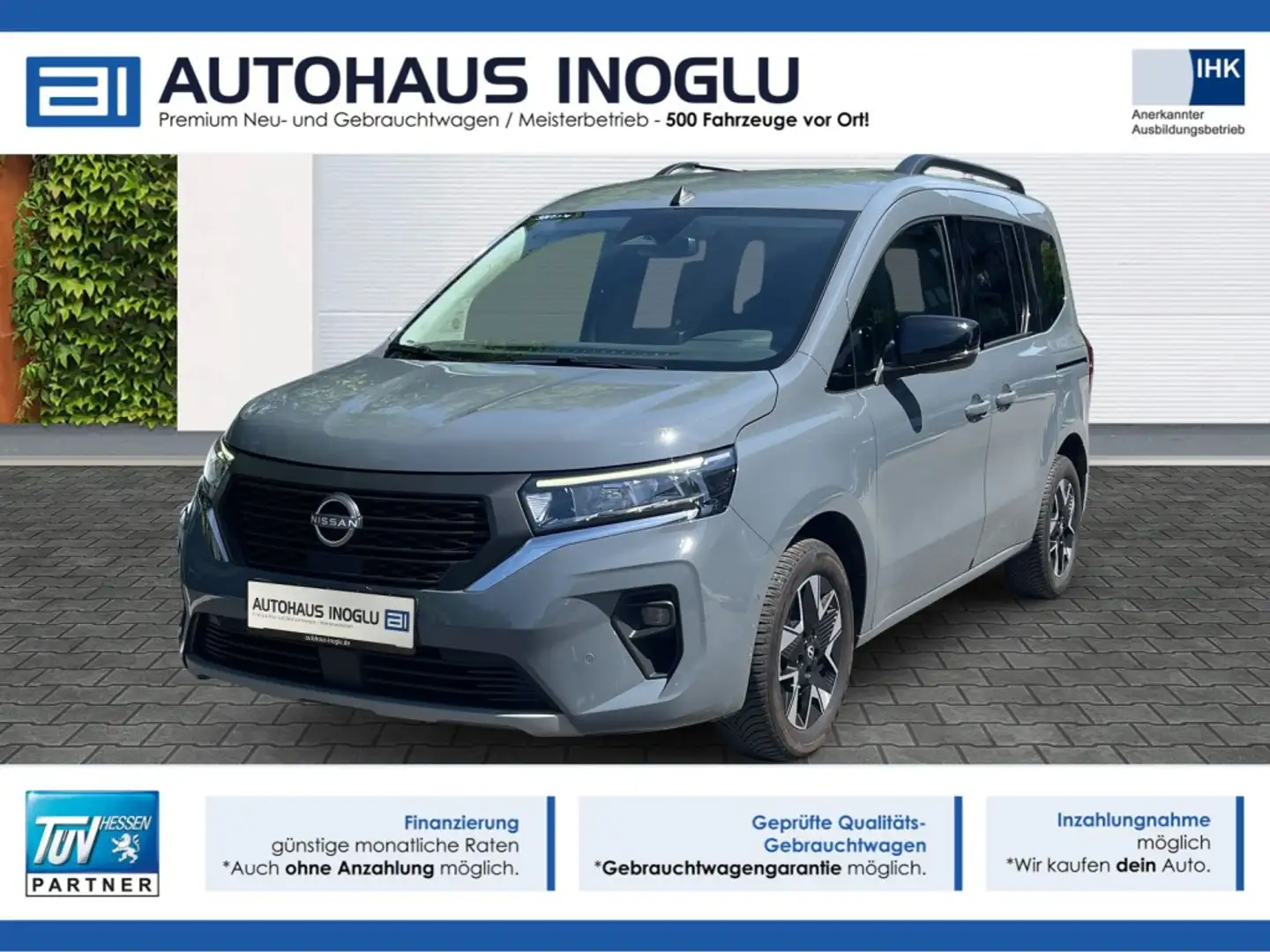 Nissan Townstar 1.3*N-Design*5Sitz*RKam*LED*Navi*Leder Grau - 1