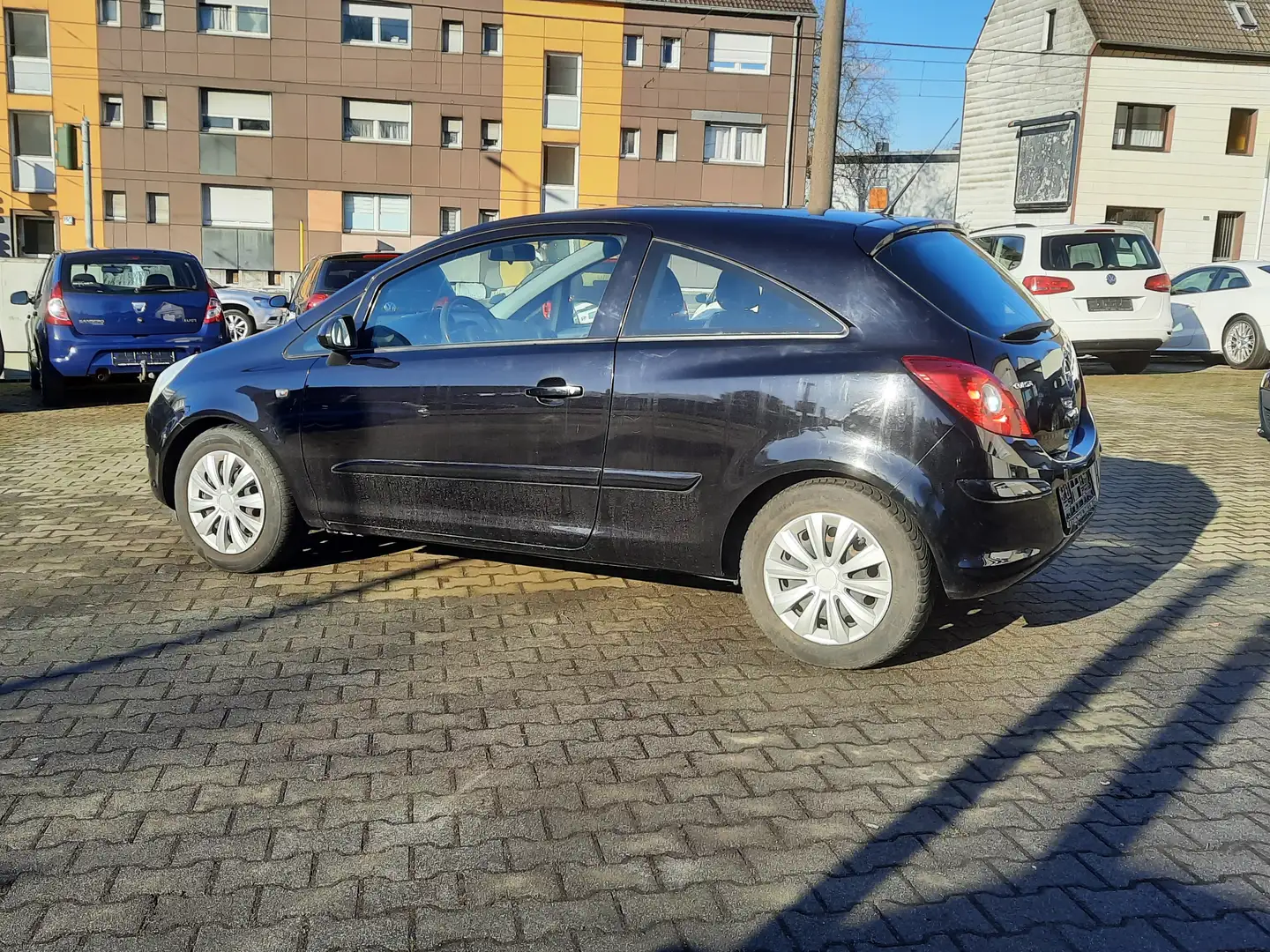 Opel Corsa 1.2 16V Klima TÜV 03/26 Negro - 2