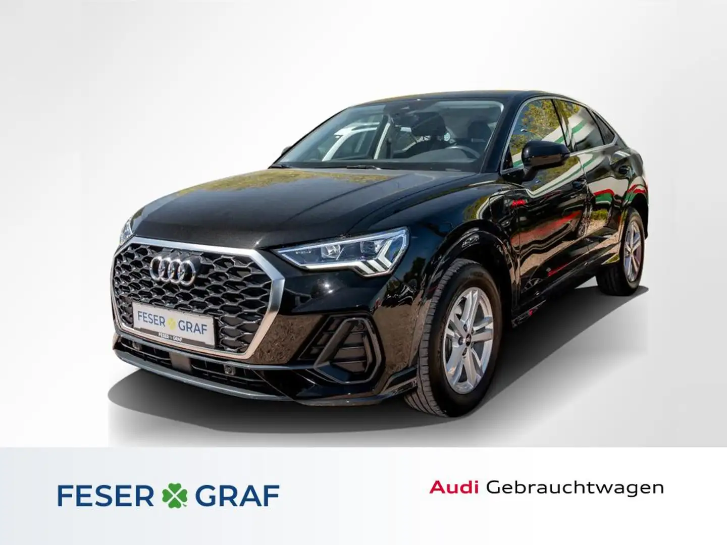 Audi Q3 Sportback 45 TFSI e LED/Navi+/SHZ Avantgarde Schwarz - 1