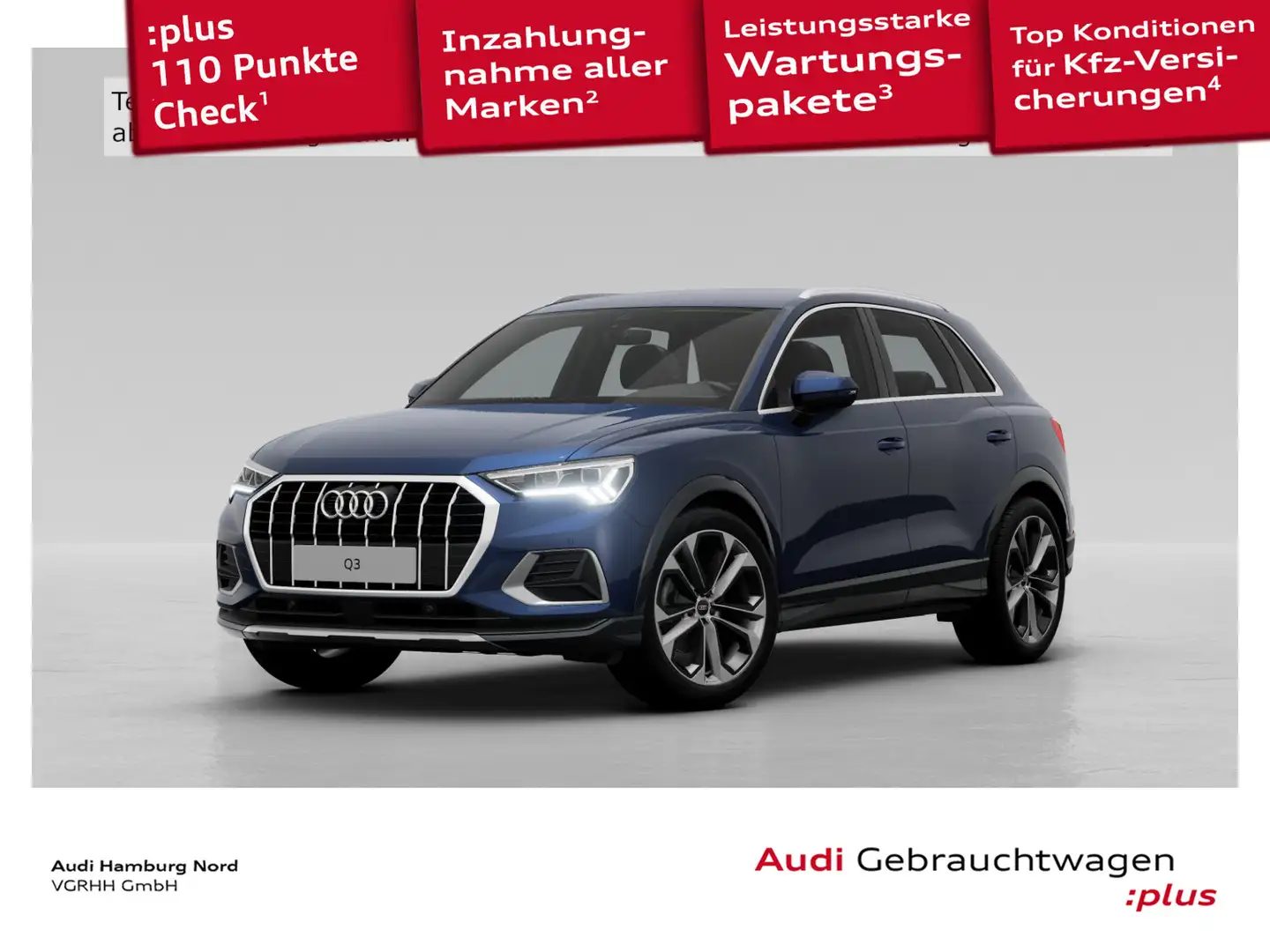 Audi Q3 35 TFSI S line S tronic Kamera AHK Navi ACC Blau - 1
