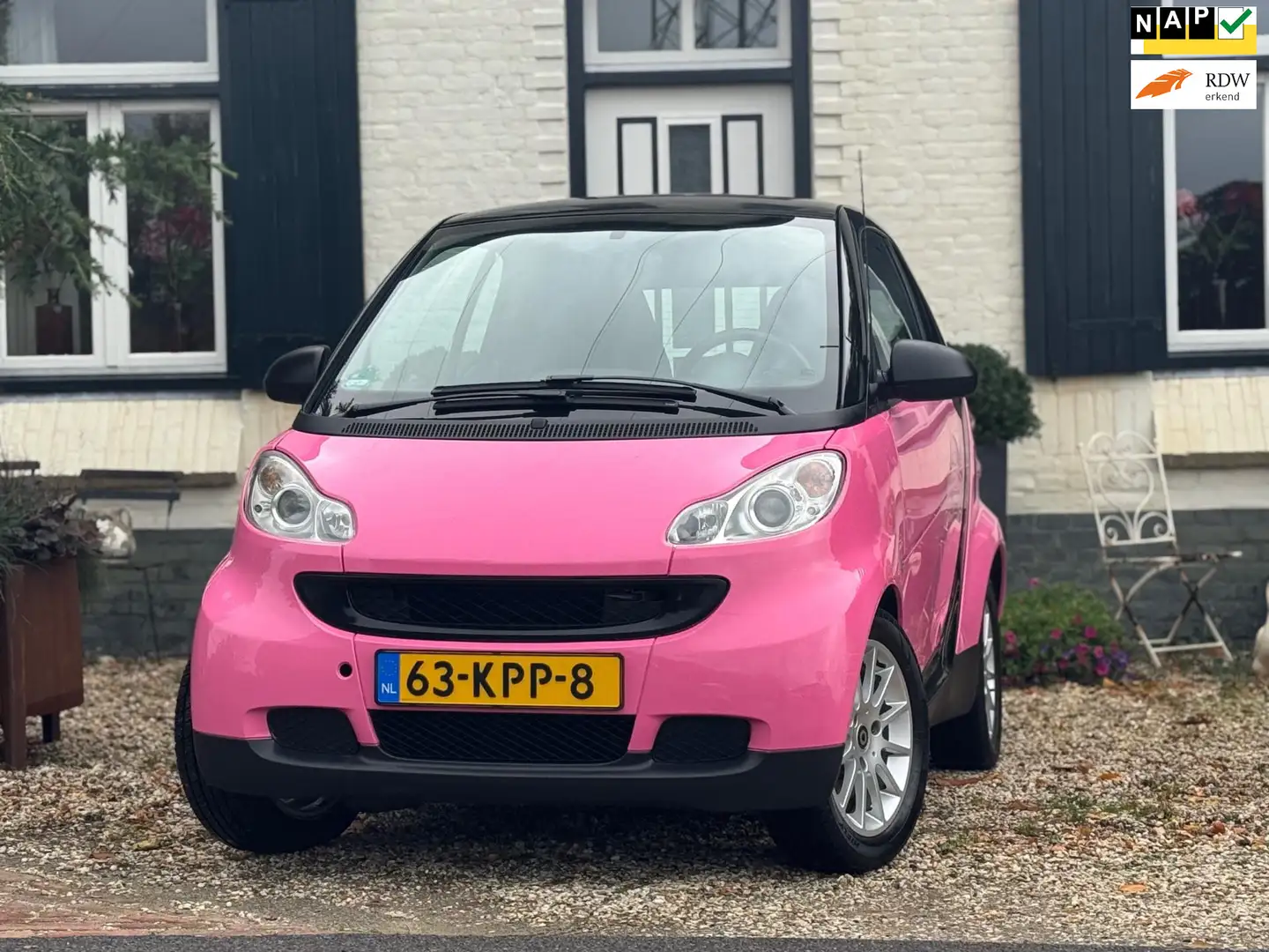 smart forTwo coupé 1.0 mhd Passion|Pano|Stoelverwarming|Airco|P Noir - 1