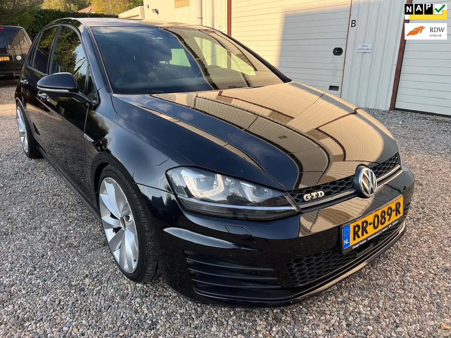Volkswagen Golf GTD 2.0 TDI AUTOMAAT.NAVI.LEER. EXPORT! Noir - 1