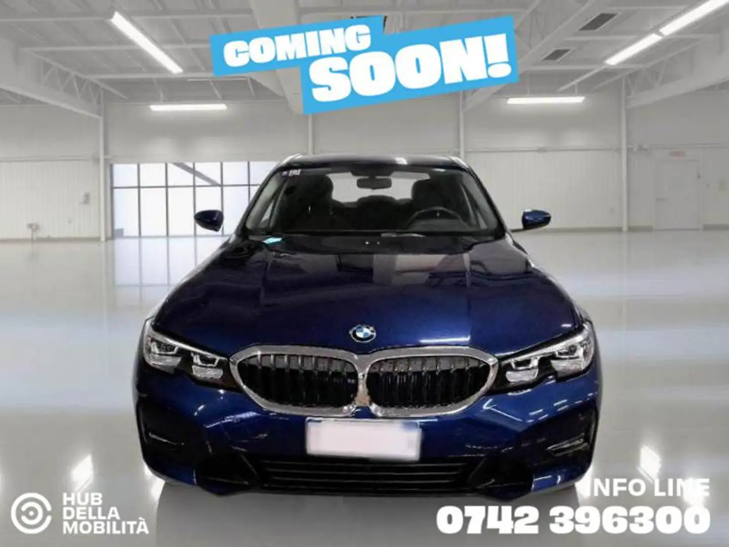 BMW 320 d Touring Business Advantage Bleu - 1