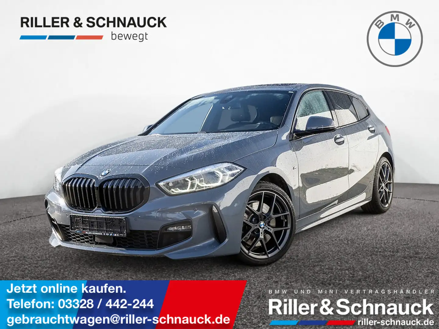 BMW 120 i M-Sport PANO+NAVI+KAMERA+KEYLESS+KLIMAAU Grau - 1