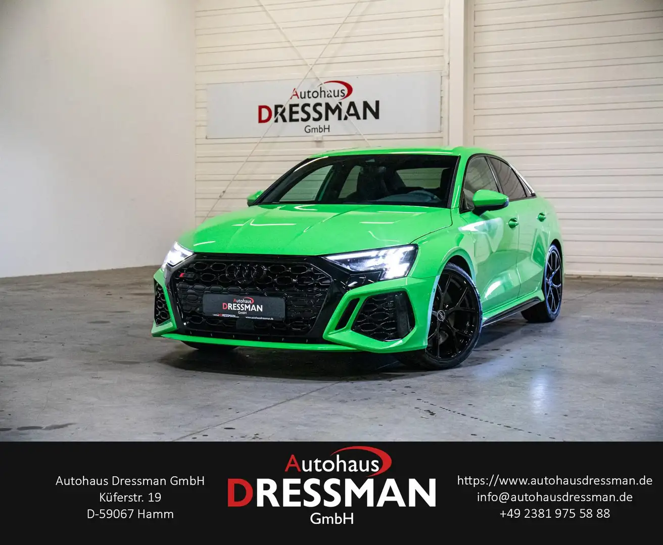 Audi RS3 Lim. 2.5 TFSI q. MATRIX B&O MAGNETIC LEDER Groen - 1