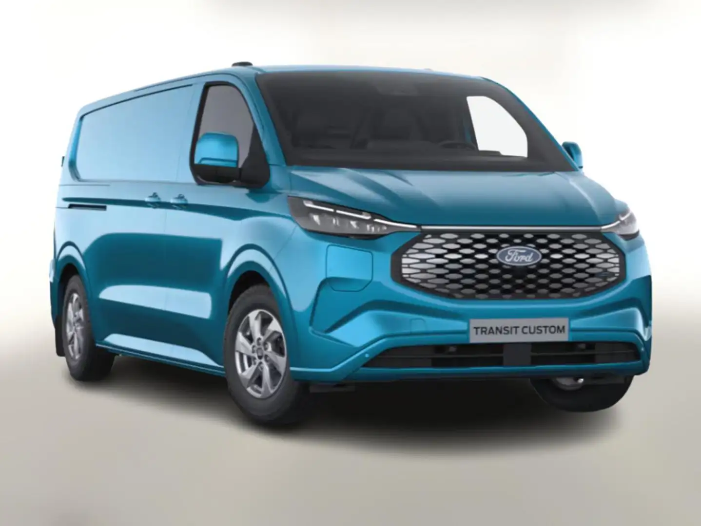 Ford E-Transit Custom Limited 71kWh L2 AHK ProPower 160 kW (21... Blau - 1