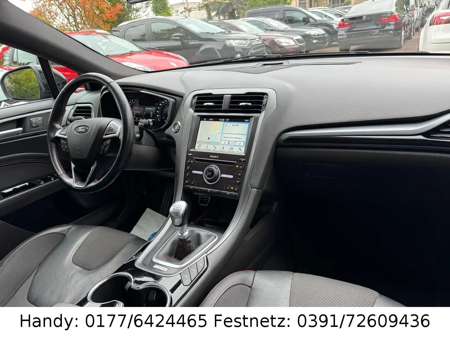 Ford Mondeo 1,5 ST-LINE/LED/NAVI/LEDER/KAMERA/4xSHZ Zwart - 2