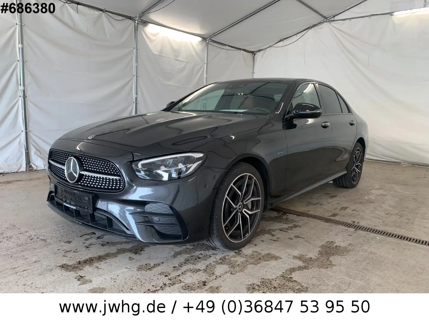 Mercedes-Benz E 300 de 2x AMG Line 19" LED Distr+ Kamera Burm. Grau - 1