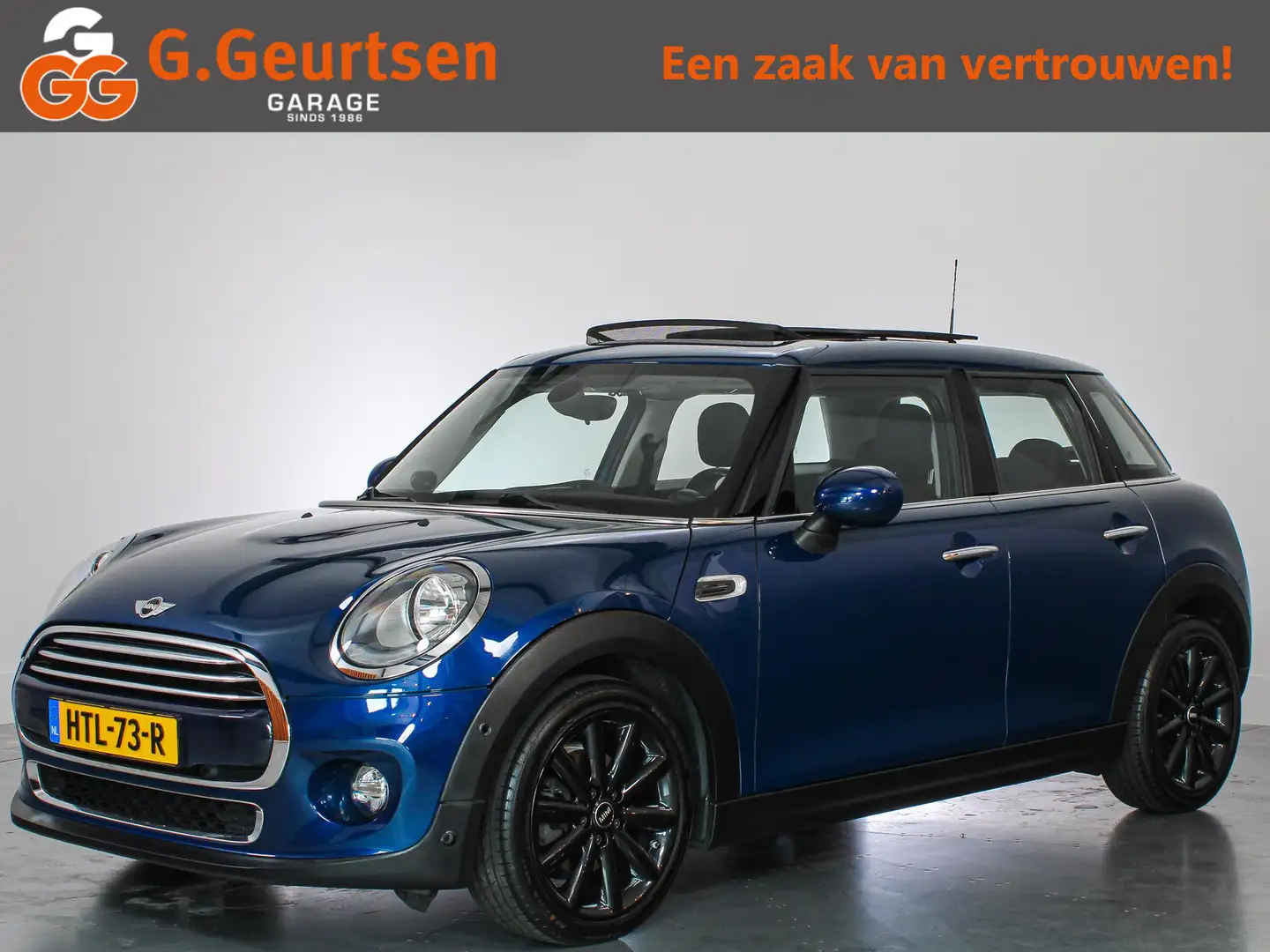 MINI Cooper Mini 1.5 Salt Business Panoramadak, Bluetooth, PDC Blauw - 1