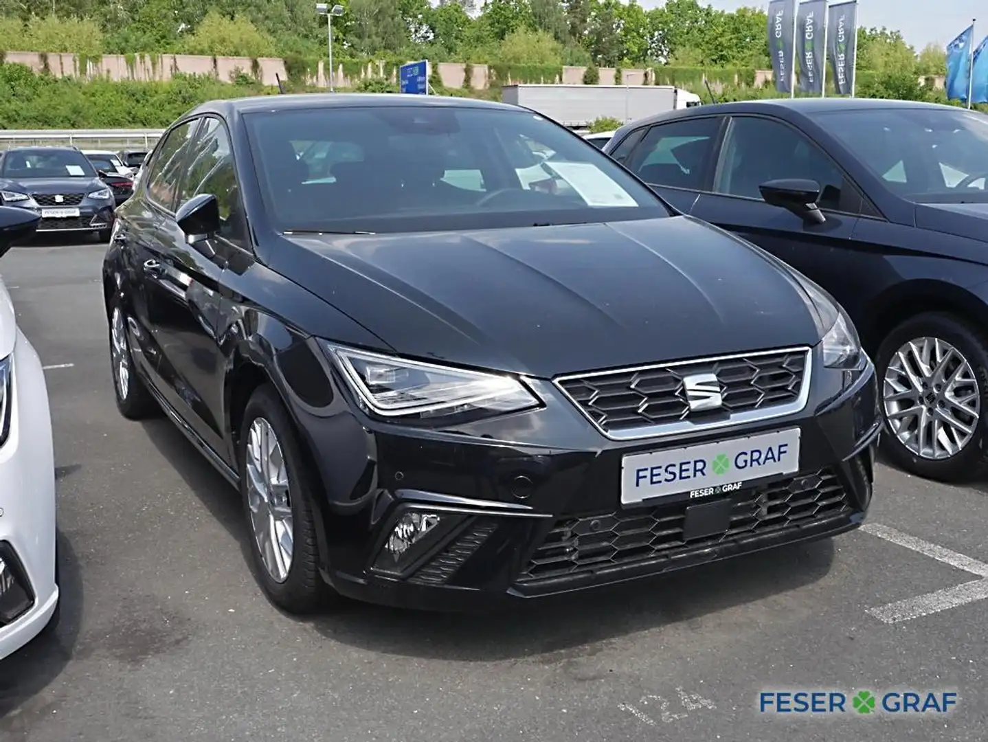 SEAT Ibiza FR 1.0 TSI - NAVI,PDC+,RFK Zwart - 2