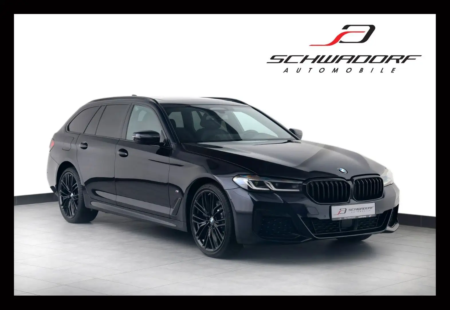 BMW 530 i xDrive Touring M Sport PANO H&K ACC RFK 20" Noir - 1