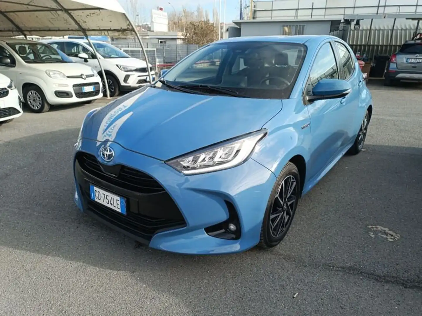 Toyota Yaris 1.5 Hybrid 5 porte Trend Blu/Azzurro - 1