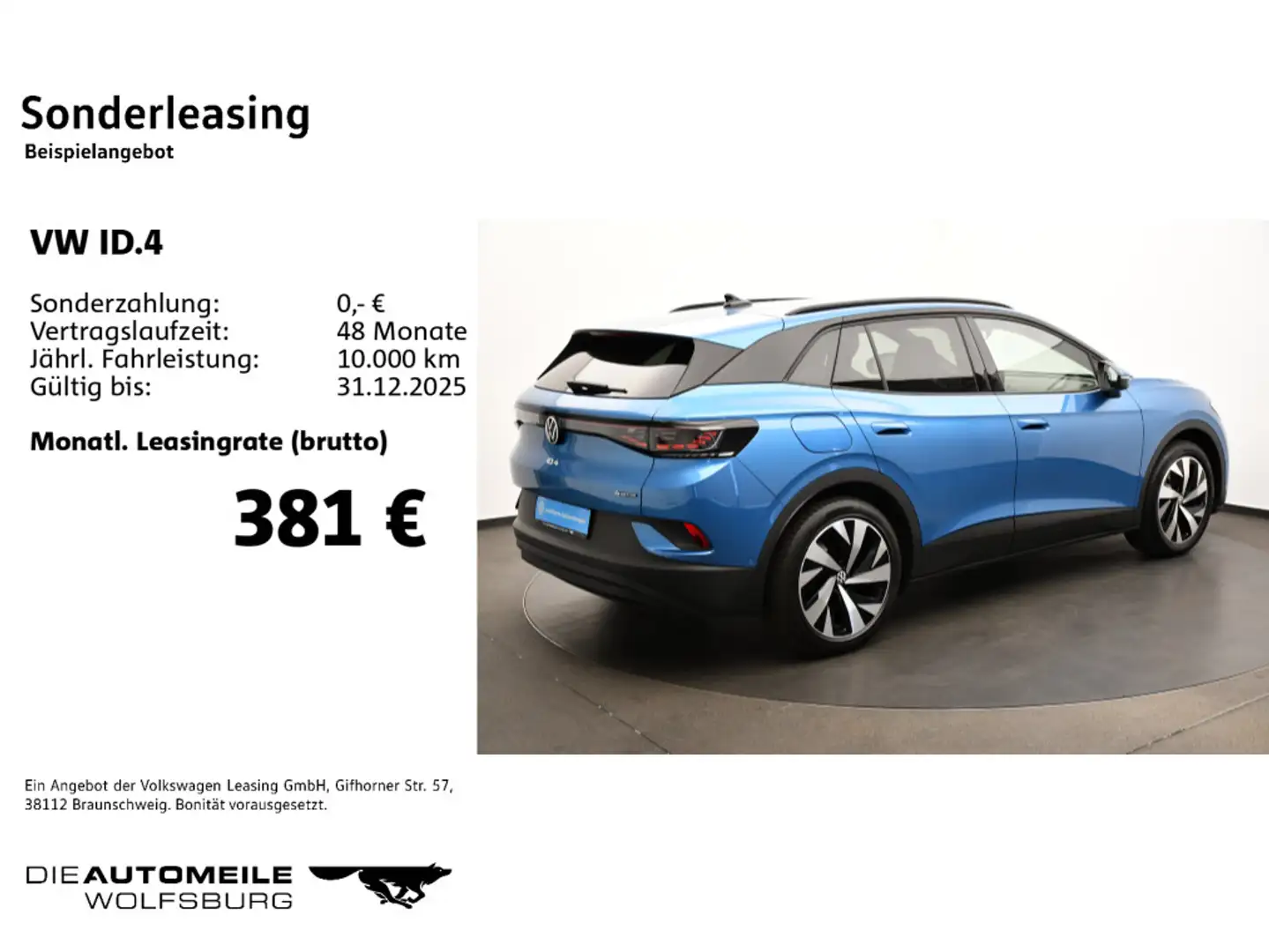Volkswagen ID.4 4Motion Pro HeadUp/Matrix/H+K/AHK Blau - 2