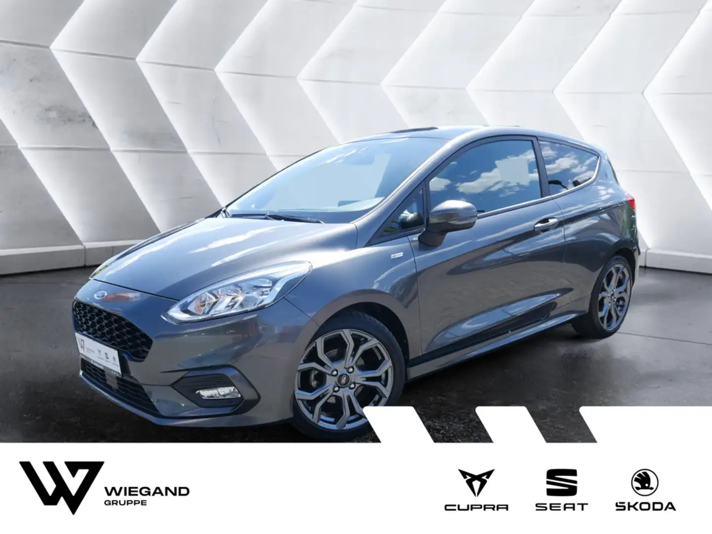 Ford Fiesta 1.0 EcoBoost ST-Line SYNC SHZ B&O PANO Gris - 1