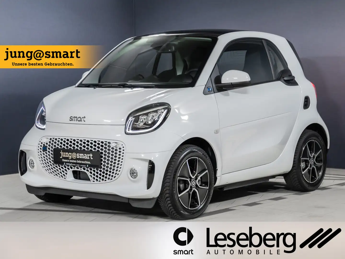 smart forTwo ForTwo Coupé EQ Passion LED/22kW/Pano/Kamera/DAB Blanc - 1