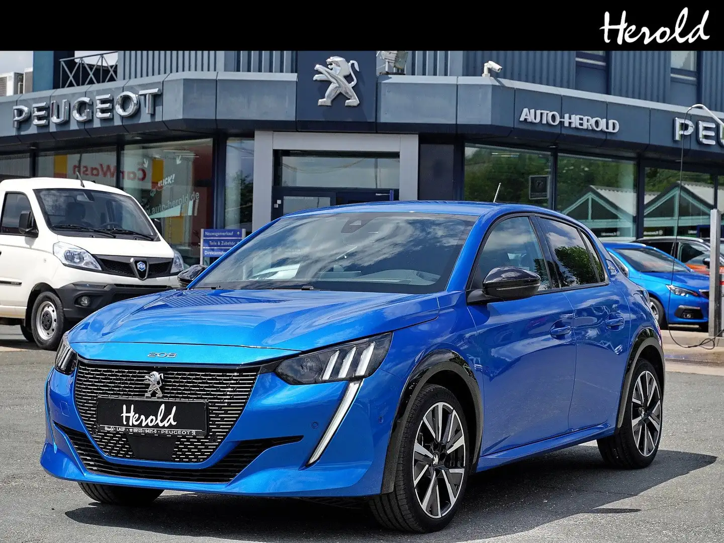 Peugeot 208 Allure"AHK, LED, Kamera, PDC, Keyless" Blau - 2