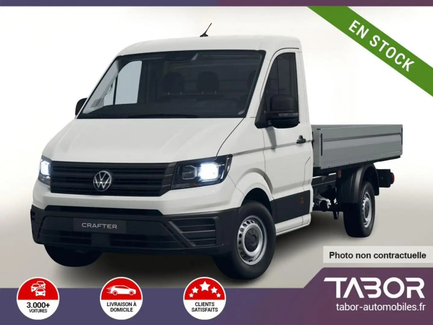 Volkswagen Crafter Pritsche 35 2.0 TDI 140 Blanc - 1