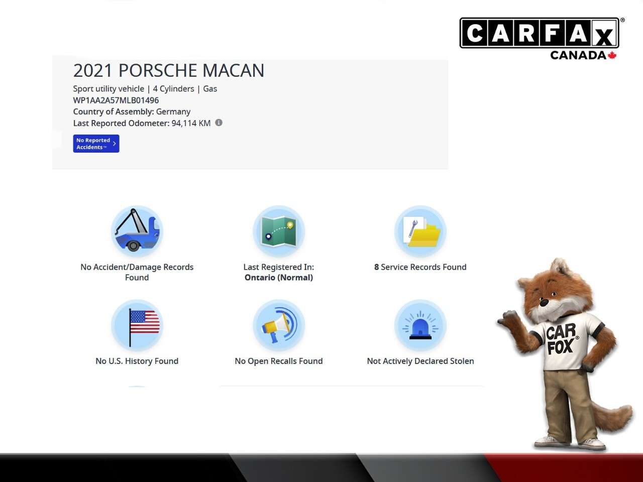 2021 Porsche Macan CleanCarfax/SportChrono/Premium+/Certified/Finance thumb 9