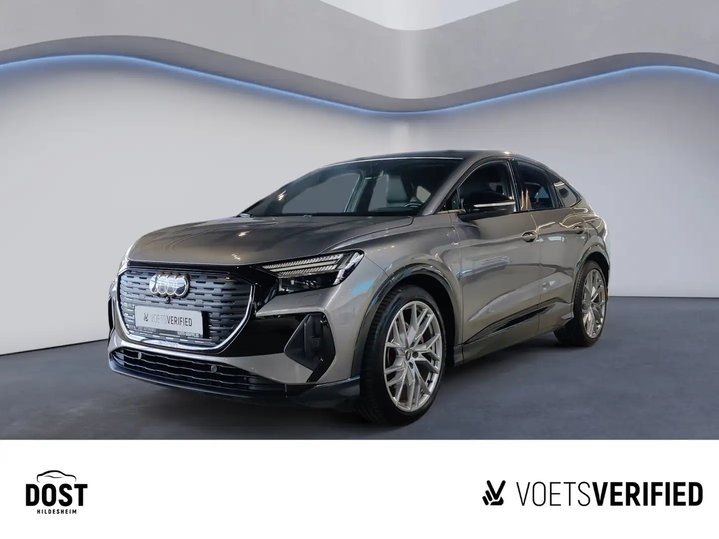 Audi Q4 e-tron Sportback 50 quattro AHK+MATRIX LED Gris - 1