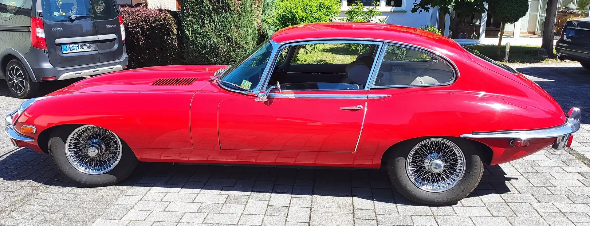 Jaguar E-Type 1968 E-Type Serie 2 2+2 Automatik Zustandsnote Gut Červená - 1