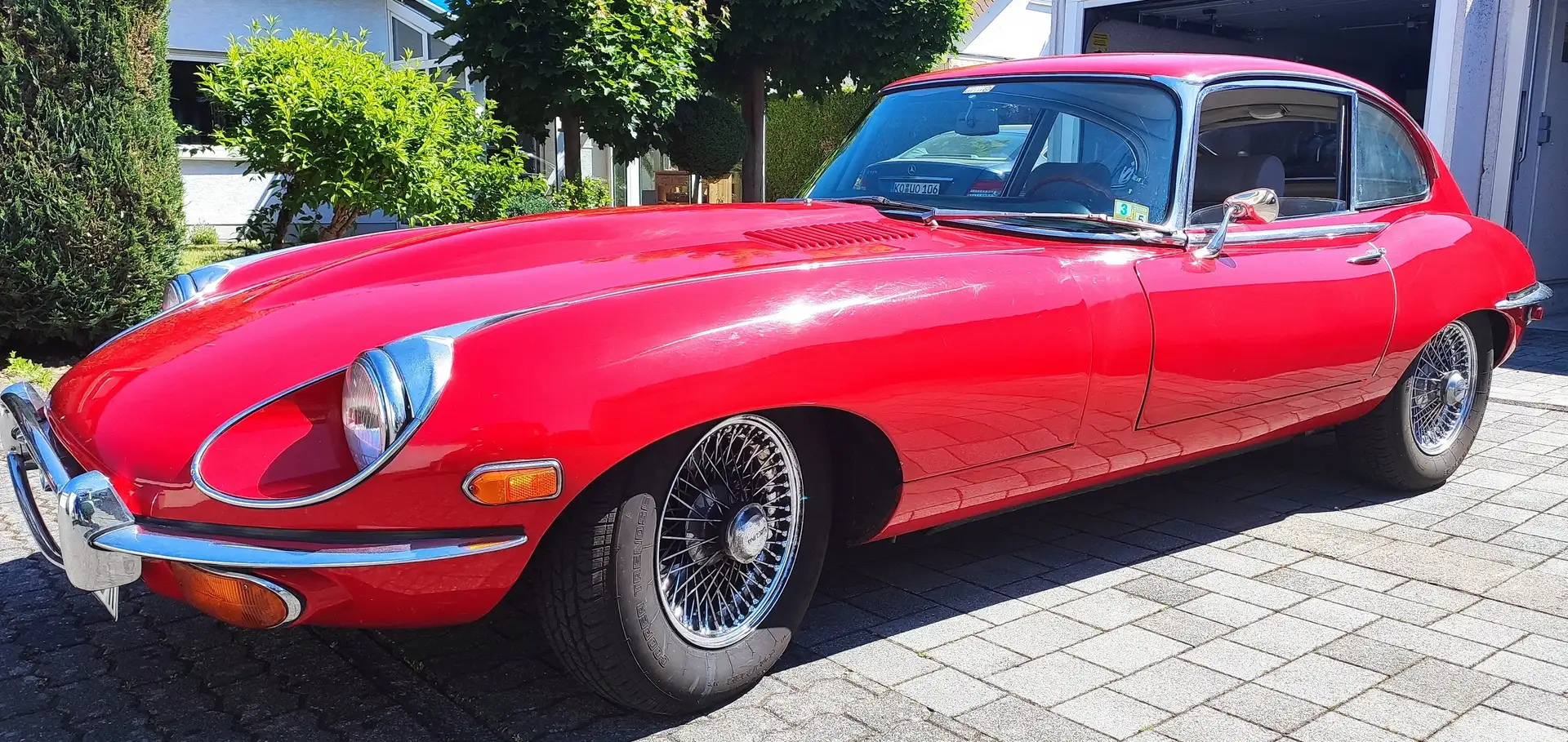 Jaguar E-Type 1968 E-Type Serie 2 2+2 Automatik Zustandsnote Gut Červená - 2