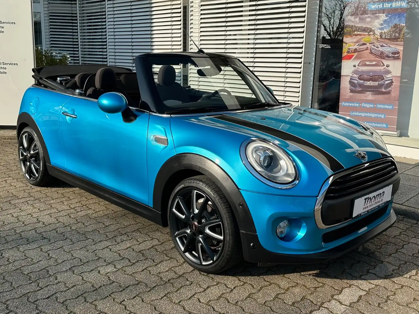 MINI One Cabrio +SHZ +Klimaaut +PDC +LED +LM 18" Azul - 1