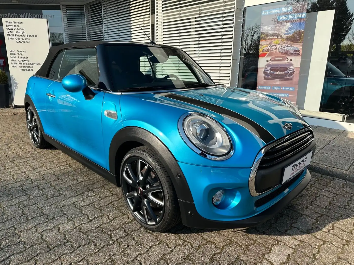 MINI One Cabrio +SHZ +Klimaaut +PDC +LED +LM 18" Azul - 2