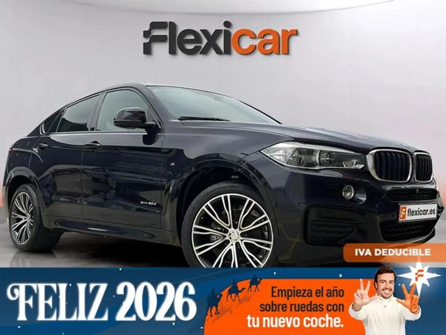 BMW X6 xDrive 30dA Bleu - 1