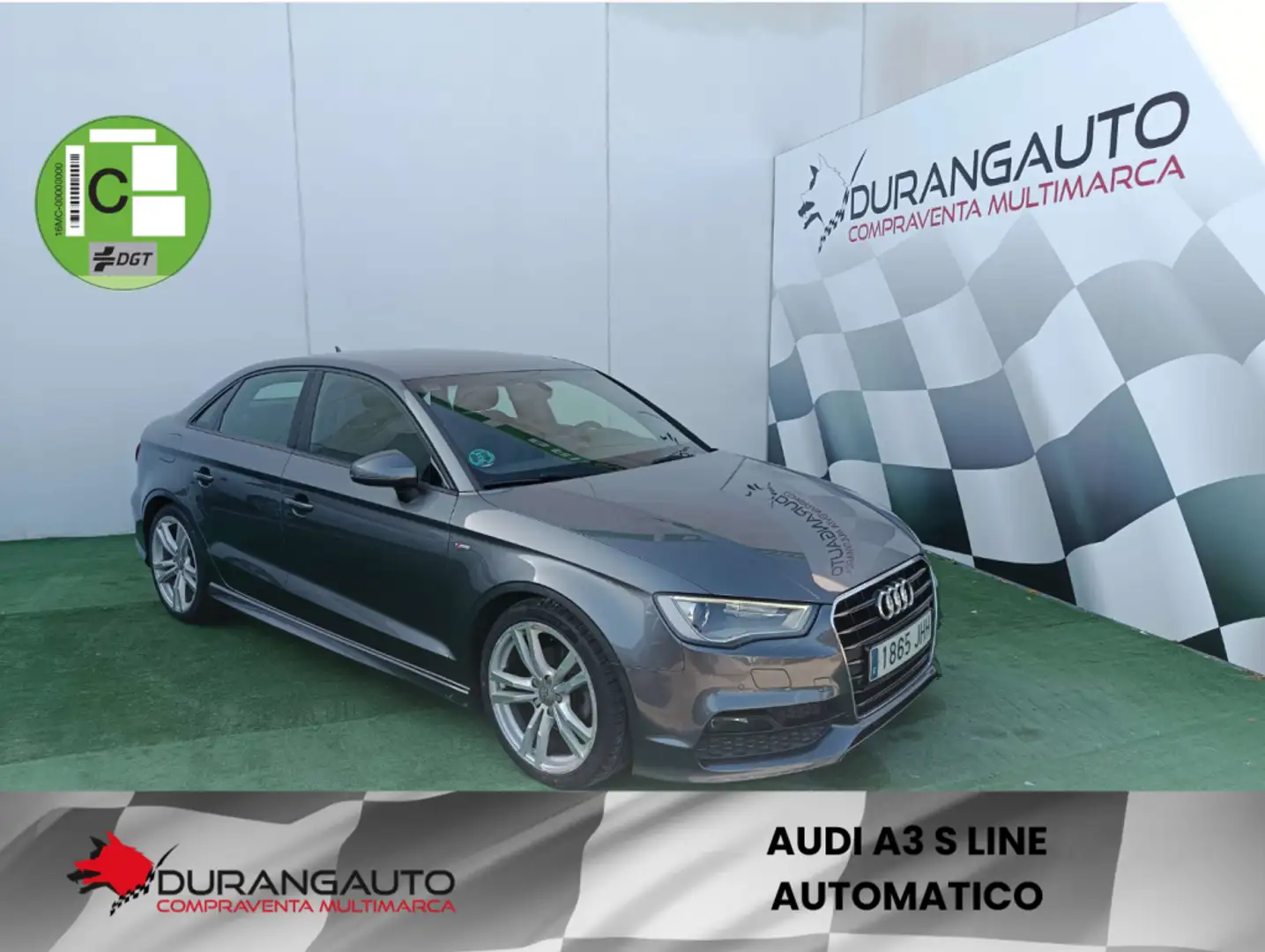 Audi A3 Sedán 2.0TDI S line edition S-T 150 Grijs - 1