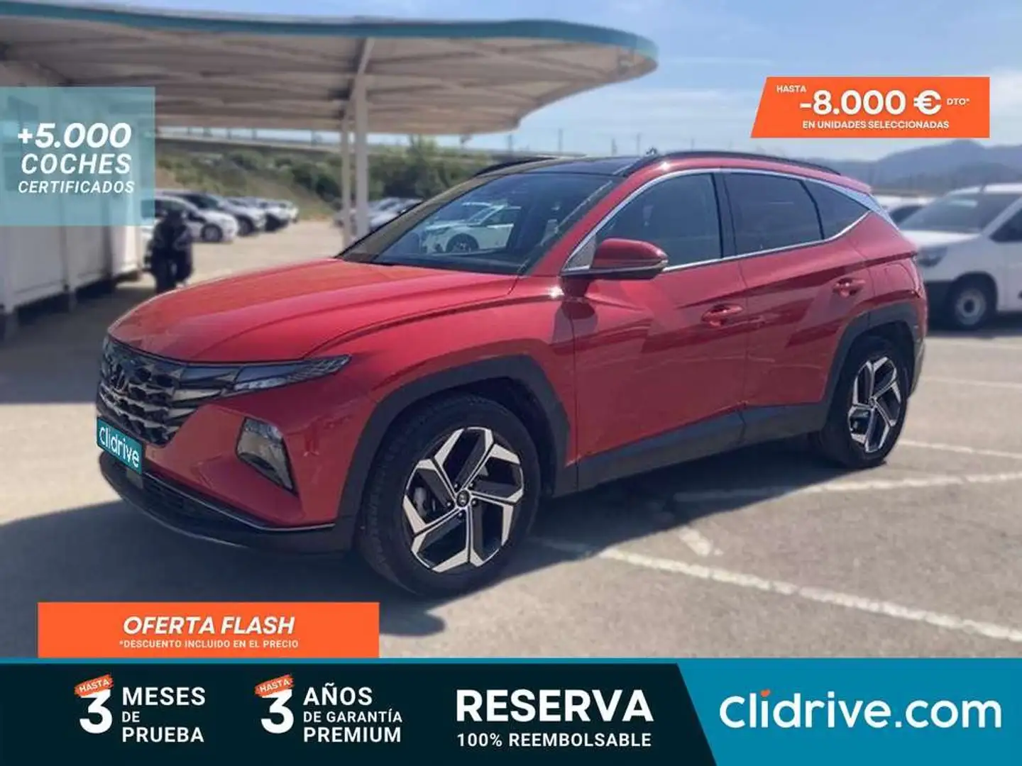 Hyundai TUCSON 1.6 TGDI PHEV 195kW Tecno Sky Auto 4x4 Rojo - 1