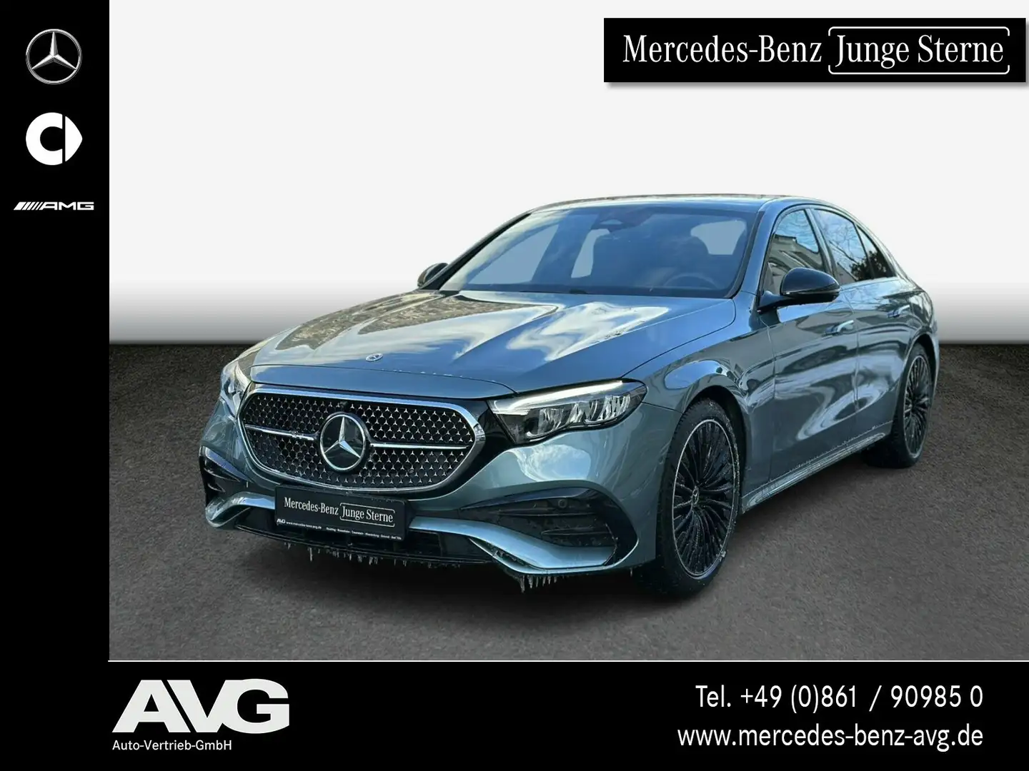 Mercedes-Benz E 200 E 200 AMG-Adv. Burmester4D 20" Night 360° Distr Silber - 1