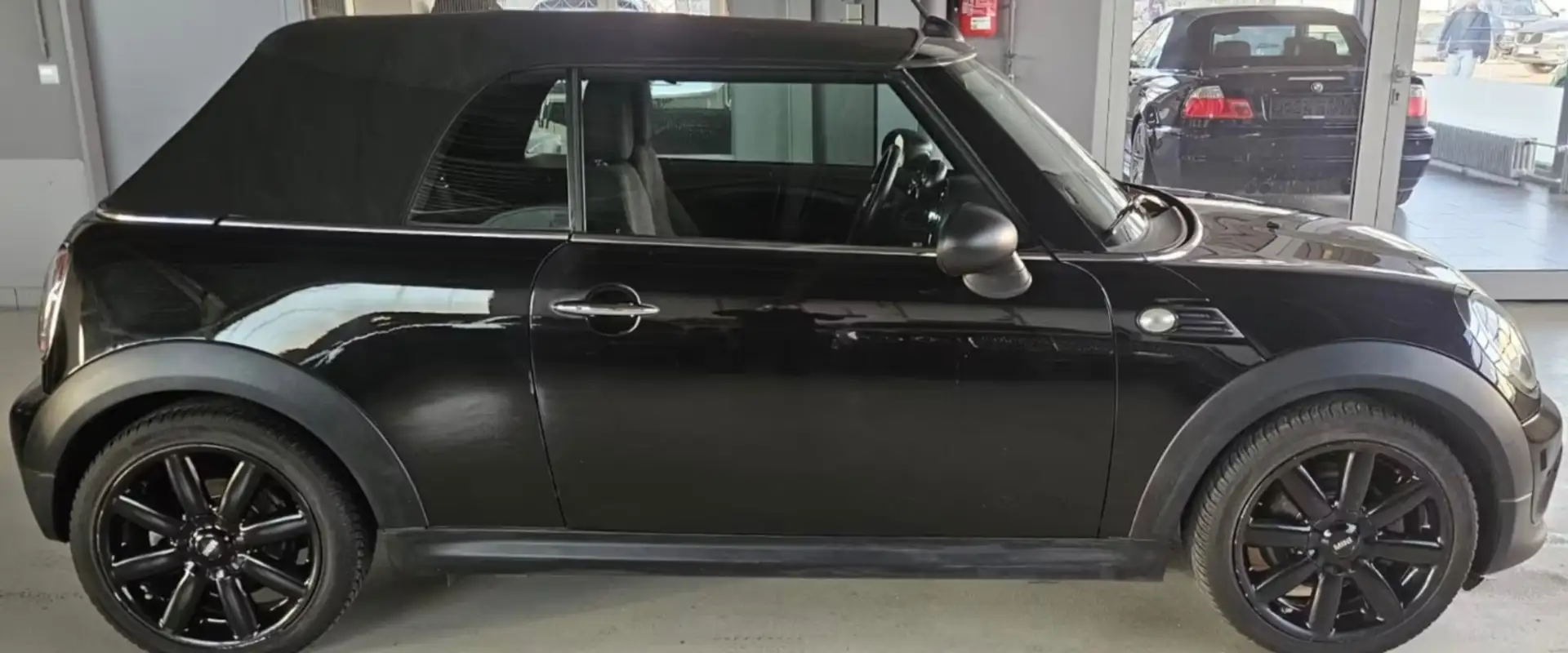 MINI Cooper Cabrio Mini III R57 2007 Cabrio 1.6 120cv.NEOPTATENT OK Schwarz - 2