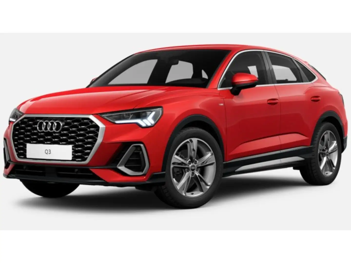 Audi Q3 Sportback 35 TDI Black line S tronic Rojo - 1