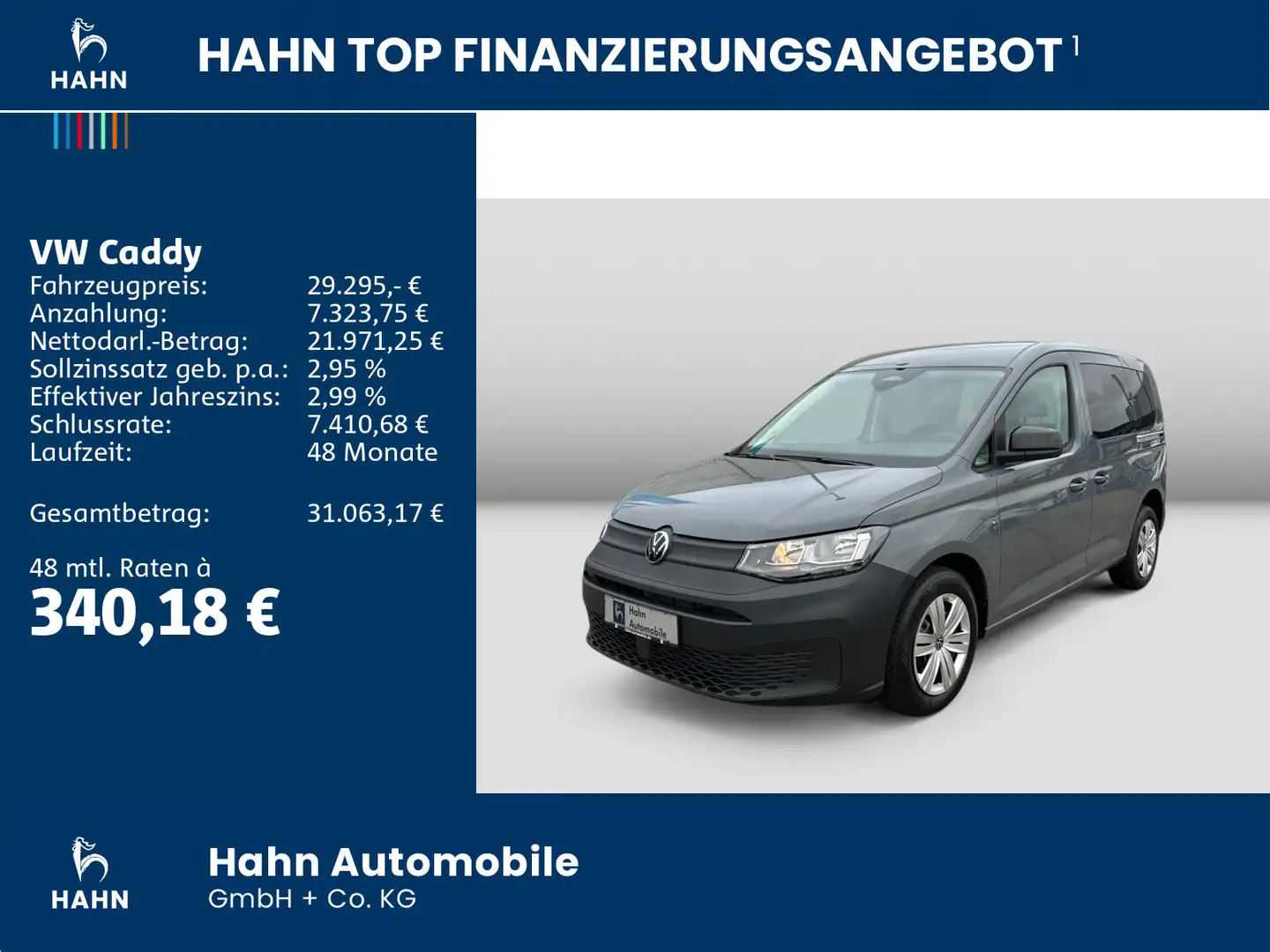 Volkswagen Caddy 1,5TSI 85KW APP KLIMA SITZHEIZUNG PDC Gris - 2