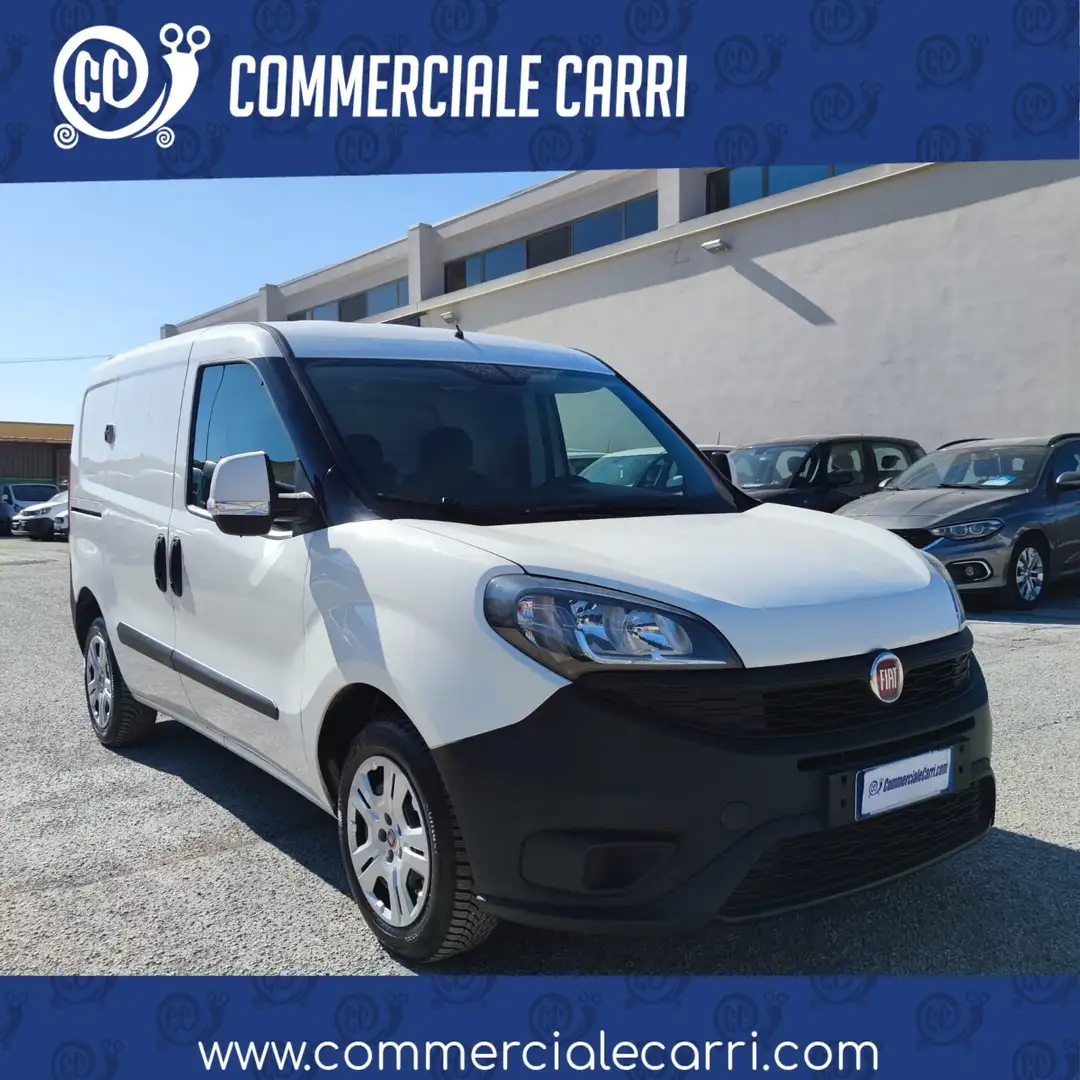 Fiat Doblo 1.3 M-JET 95CV FURGONE SX 3 POSTI- 2019 Biały - 1