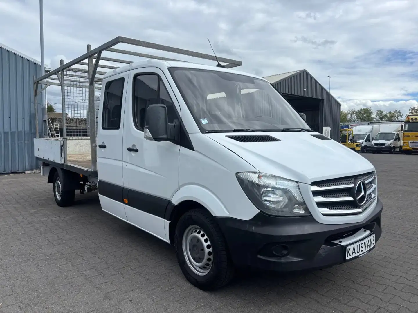 Mercedes-Benz Sprinter 314 CDI Euro 6 Dubbel Cabine 7 Zits Ahk Wit - 2