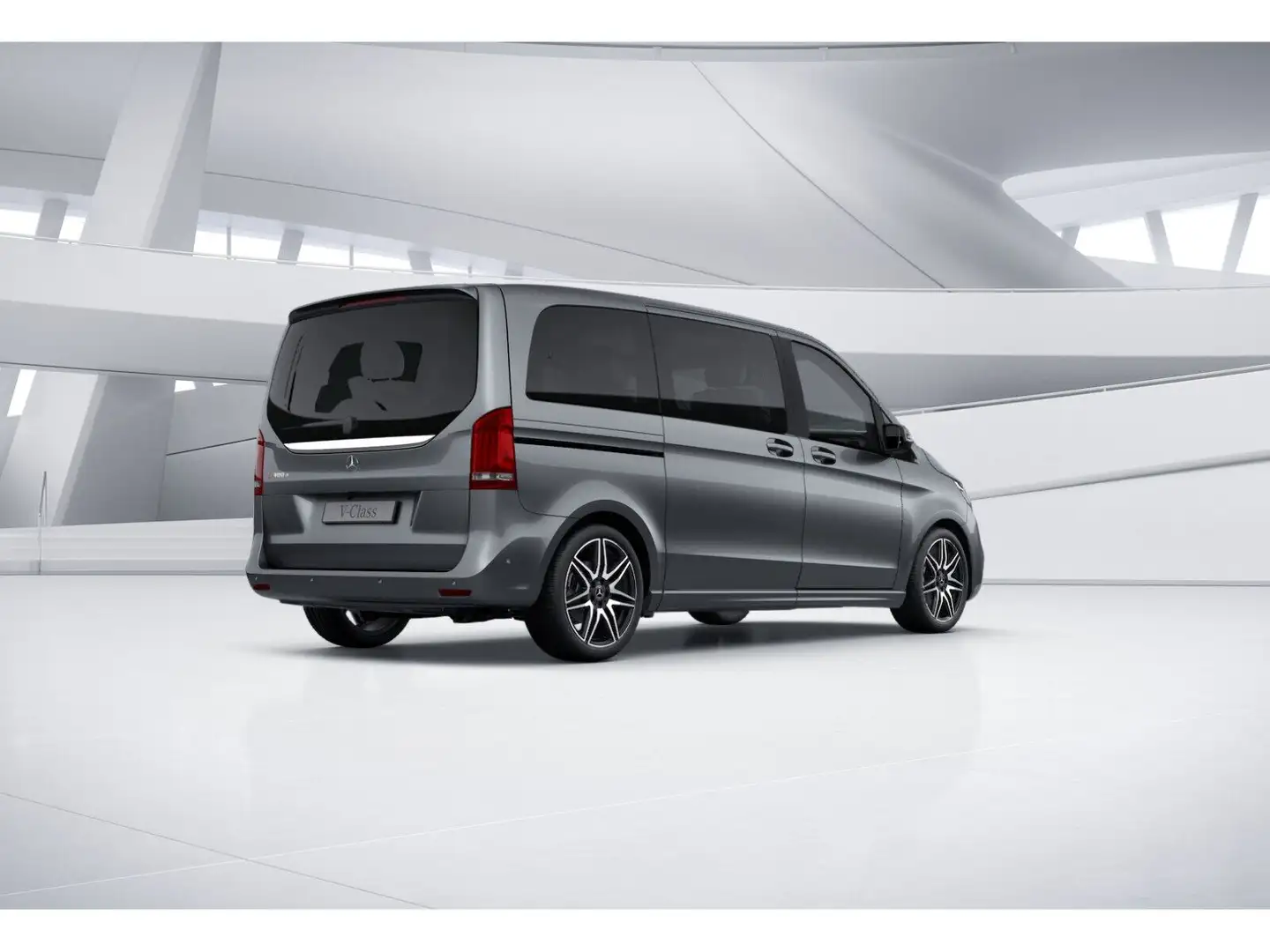 Mercedes-Benz V 300 d AVANTGARDE ED. Kompakt AMG Standh+Distr Grijs - 2