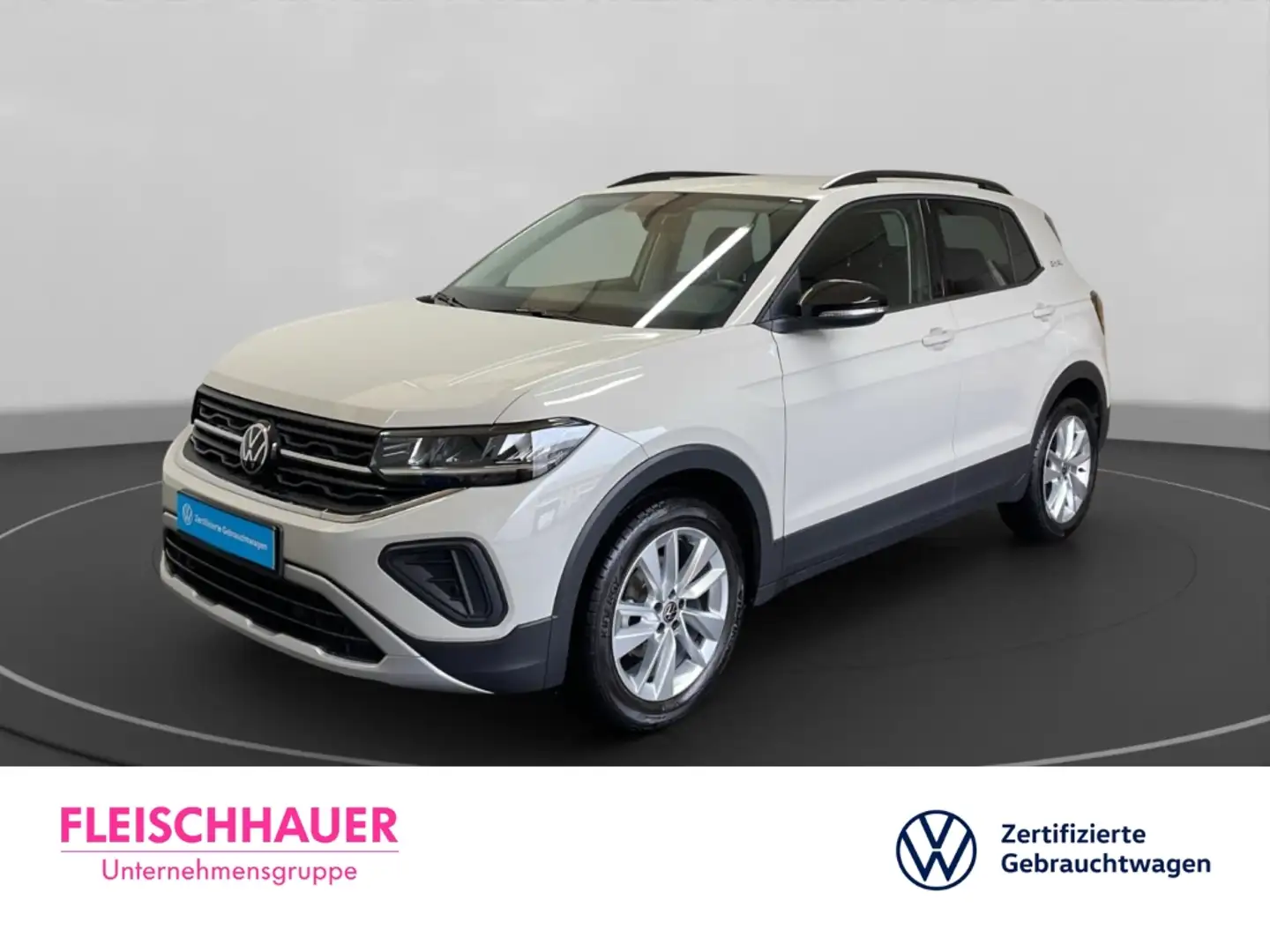 Volkswagen T-Cross 1.0 TSI Goal LED Tel.-Vorb. Navi DAB CarPlay Klima Grau - 1