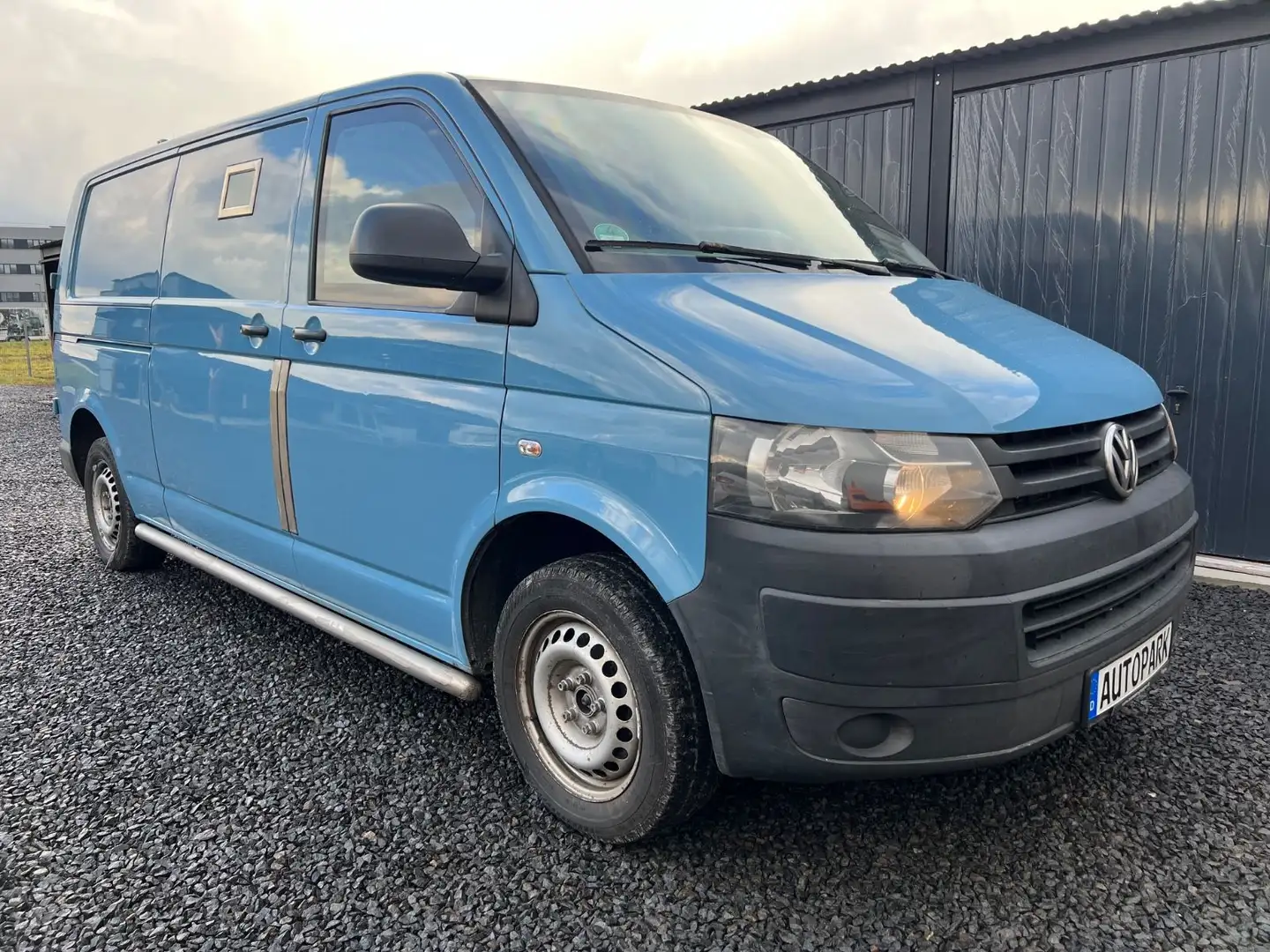 Volkswagen T5 Transporter T5 LANG*MONEYTRUCK*GELDTRANSPORTER*ARMORED*140PS Blau - 1