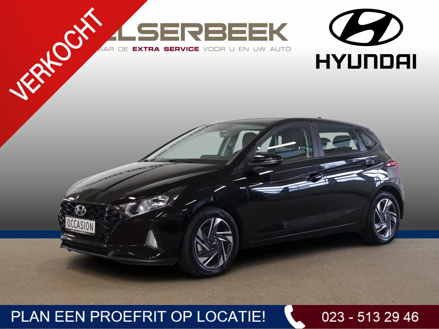 Hyundai i20 1.0 T-GDI Comfort * Carplay/Cruise/LMV/Airco * Zwart - 1