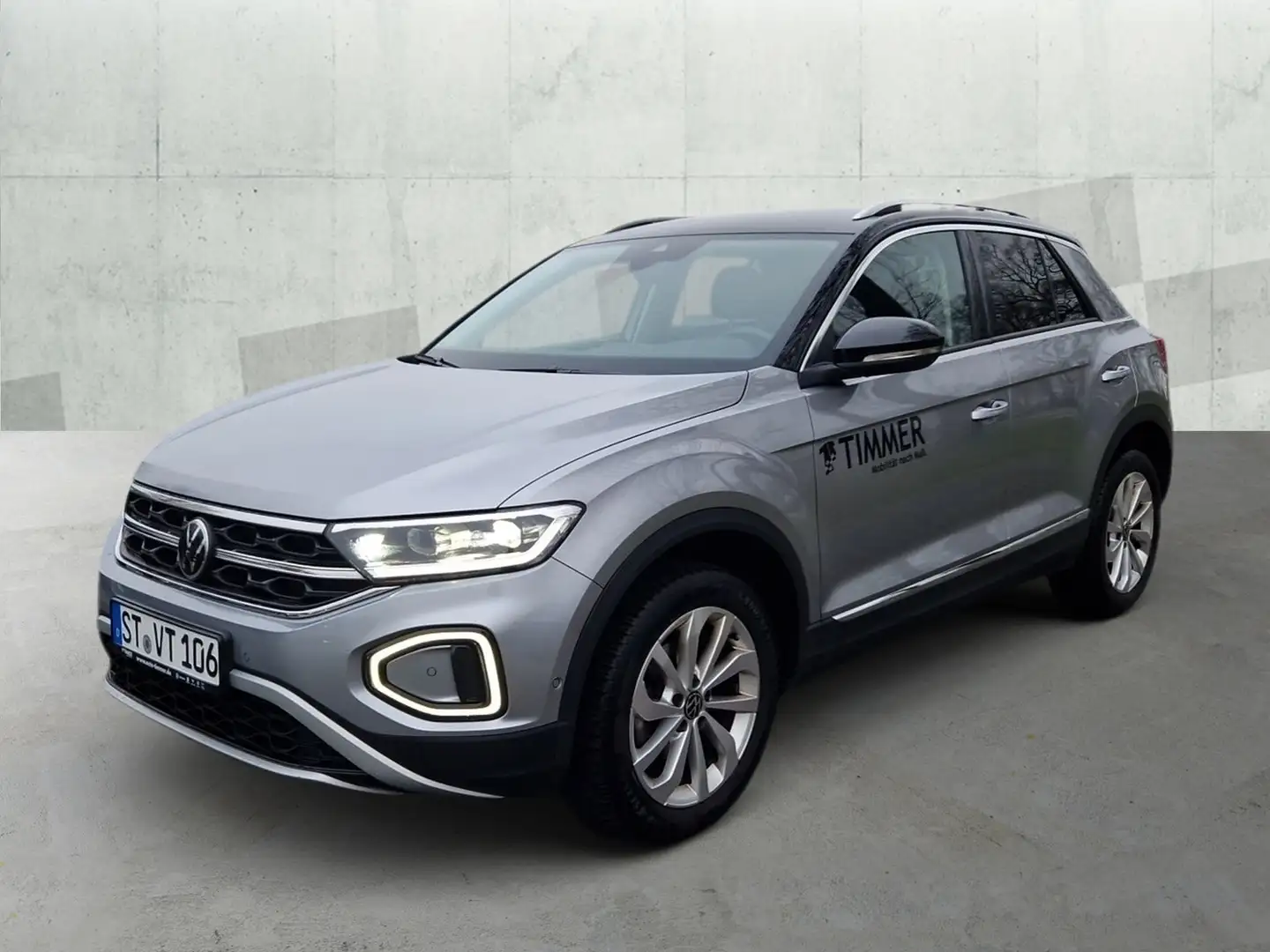 Volkswagen T-Roc 1.5 TSI DSG STYLE *ACC *LED *VIRTUAL *SHZ *NAVI * Silber - 2