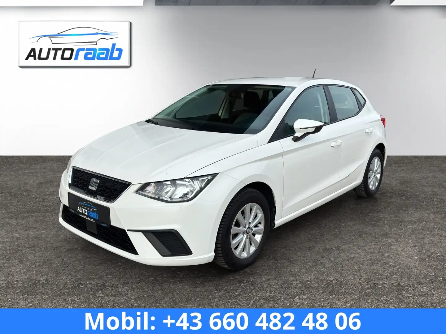 SEAT Ibiza Style 1,0 MPI Style **APP*TEMPOMAT*VIRTUAL** Weiß - 1