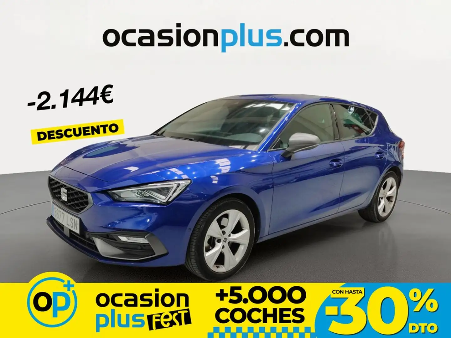SEAT Leon 1.5 eTSI S&S FR DSG-7 150 Azul - 1