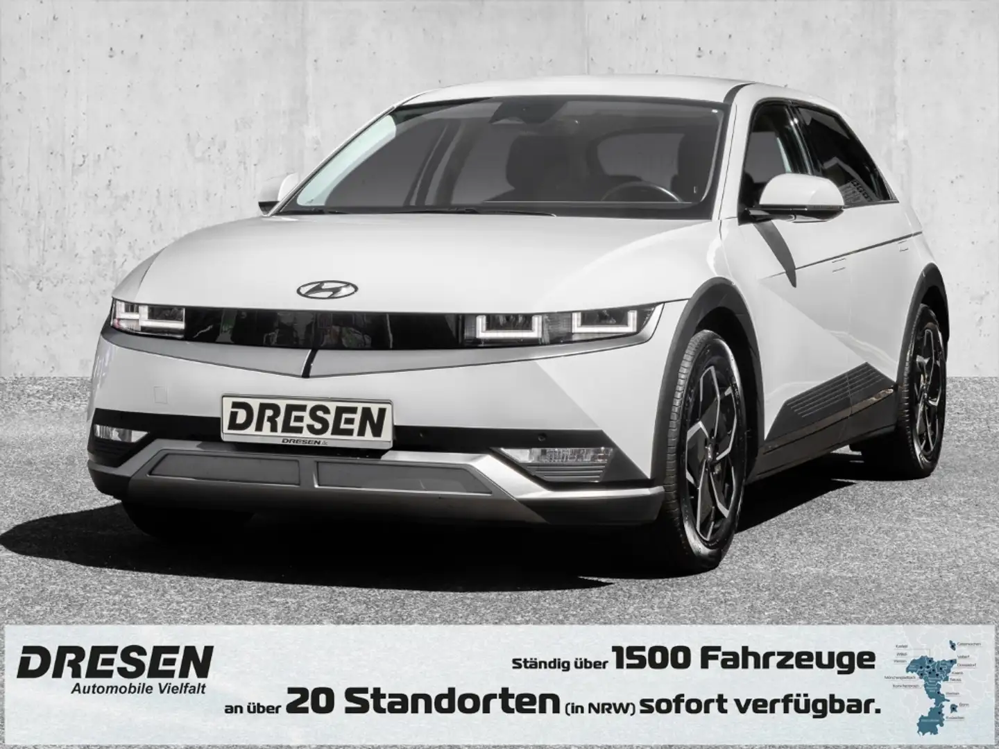 Hyundai IONIQ 5 Dynamic Navi dig. Cockpit LED ACC elektr. Heckklap Fehér - 1