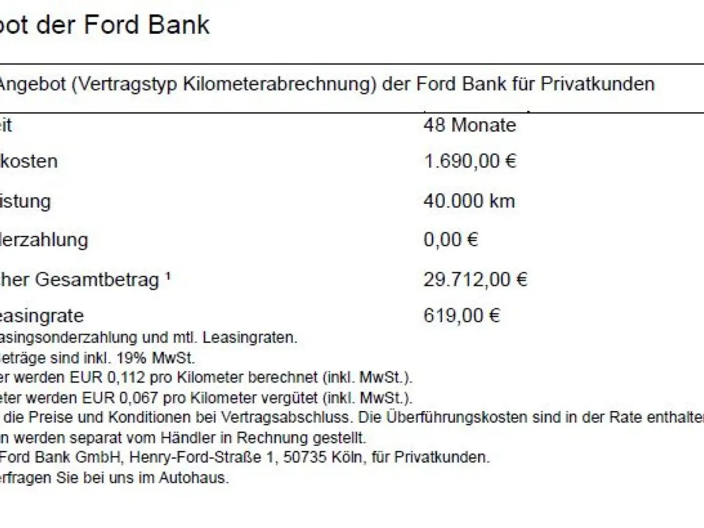 Ford Mustang Mach-E RWD Extended Range Leasing 619,- Weiß - 2