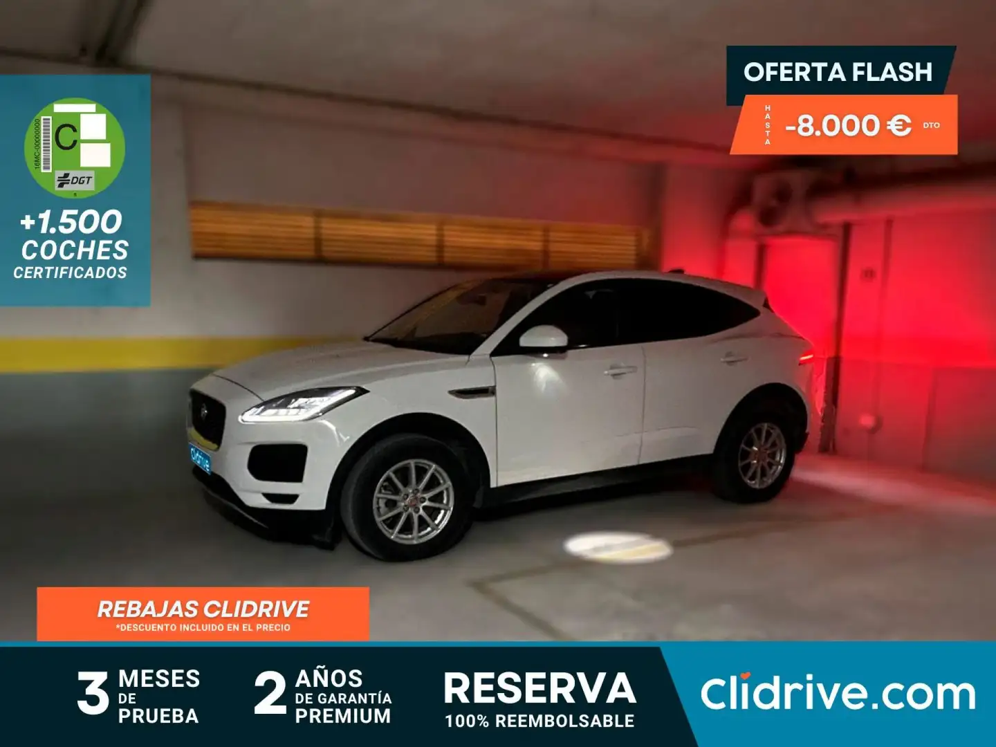 Jaguar E-Pace 2.0D 110kW Blanco - 1