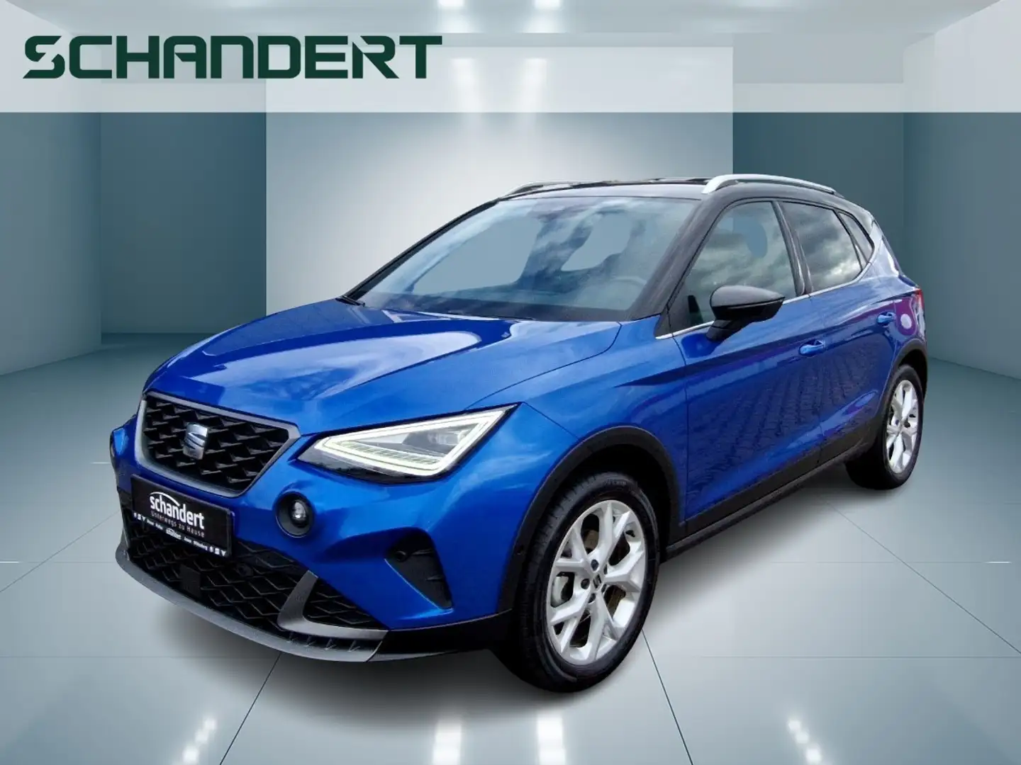 SEAT Arona 1.5 TSI FR DSG LED Navi AHK Klimaautomatik Blau - 1